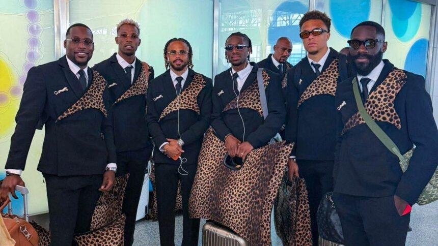 RD del Congo deslumbra con su vestimenta de leopardo en el Mundial