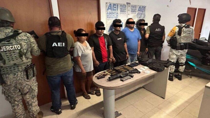 Rescatan a dos personas y desarticulan grupo extorsionador en Oaxaca