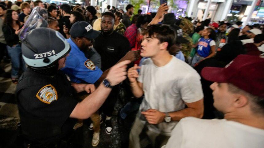Riñas en Nueva York dejan más de 20 detenidos tras derrota de los Knicks