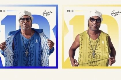 ronaldinho lanza camisa 10 con pitbull y luis r conriquez Ronaldinho lanza 'Camisa 10' con Pitbull y Luis R. Conriquez