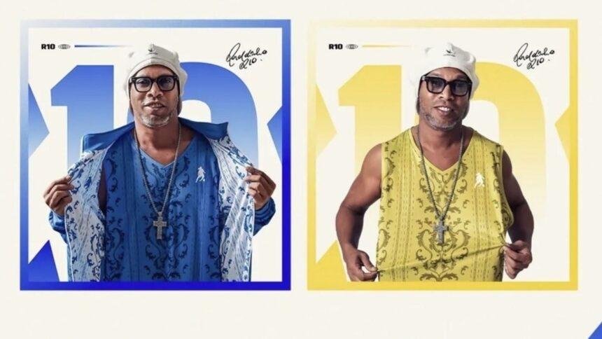 Ronaldinho lanza 'Camisa 10' con Pitbull y Luis R. Conriquez