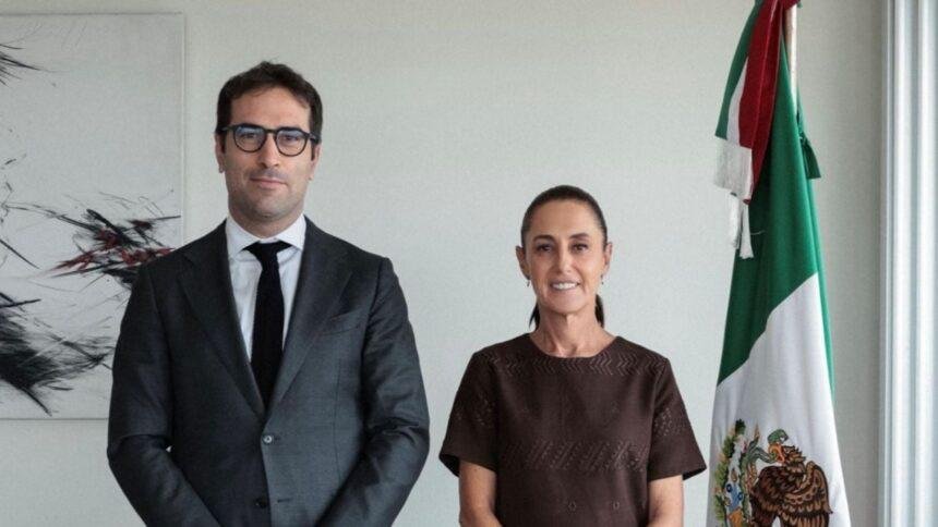 Sheinbaum se encuentra con vicepresidente español por bloqueos de la CNTE.