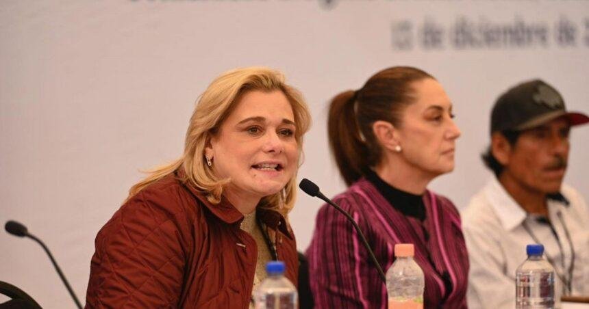 Sheinbaum se refiere a críticas de Maru Campos sobre propaganda