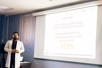 SSG reconoce al Hospital General de Dolores Hidalgo como "Amigo del Niño"