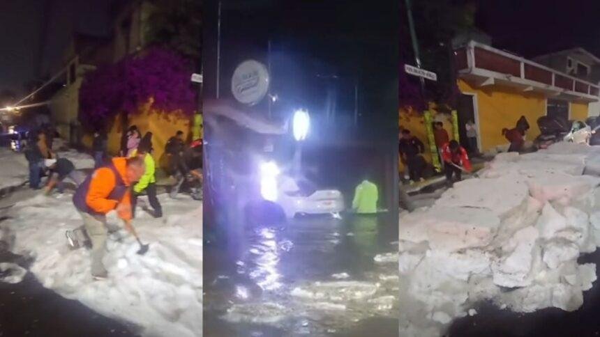 Tormenta en Cuajimalpa provoca inundaciones y afectaciones viales significativas.