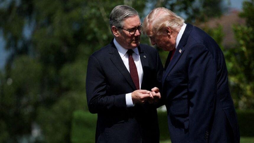 Trump anticipa renuncia del primer ministro del Reino Unido, Keir Starmer
