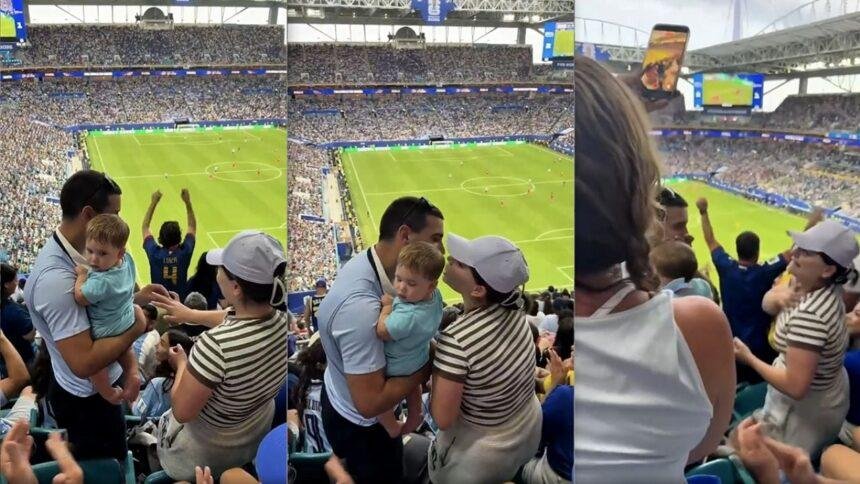Uruguayo pide matrimonio en el estadio mientras cae un gol de Cabo Verde