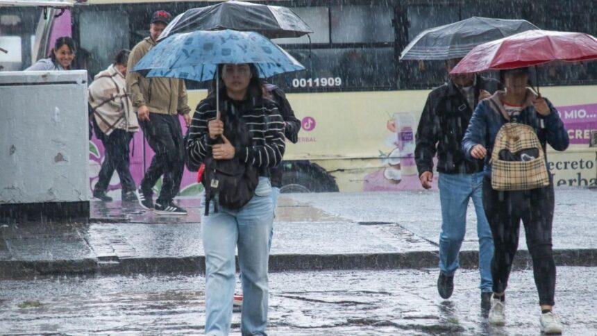Activan alerta amarilla por granizo y lluvias en seis alcaldías de México
