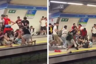 Aficionado argentino agredido por seguidores españoles en metro de Madrid
