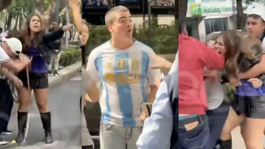 aficionados mexicanos y argentinos protagonizan rina tras burlas en reforma Aficionados mexicanos y argentinos protagonizan riña tras burlas en Reforma 222