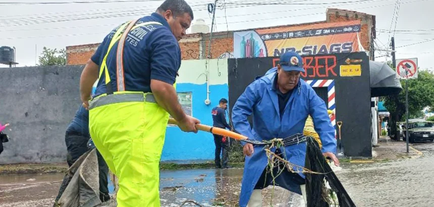 Aguascalientes Refuerza Acciones ante Lluvias Para Proteger a la Comunidad