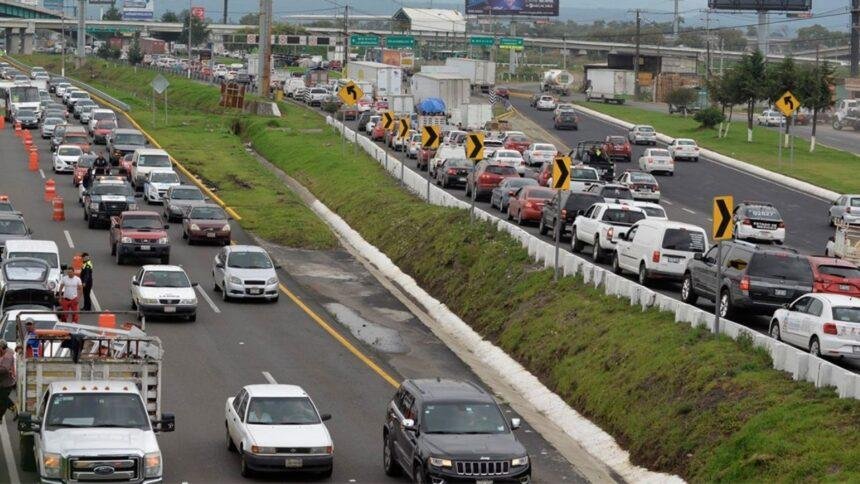 Anuncian cierres diarios de 11 horas por obras en la México-Puebla