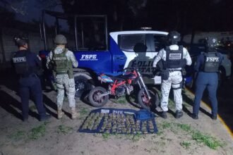 Aseguran más de mil dosis de presunta marihuana en Irapuato, Guanajuato.