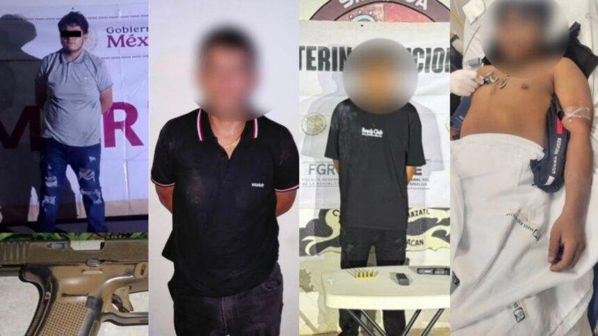 Asesinan a dos en Mazatlán; cuatro sujetos son detenidos por violencia