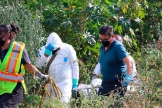 Buscadoras hallan el cuerpo de un hombre en canal de aguas negras