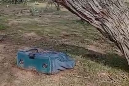 Buscadoras hallan restos humanos en maleta abandonada en Zacatecas