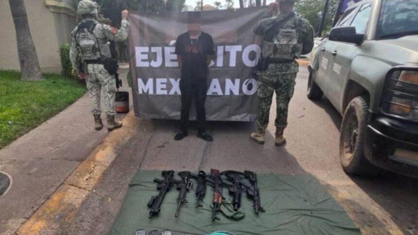 Capturan a dos individuos, incluido un menor, con armas y drogas en Culiacán