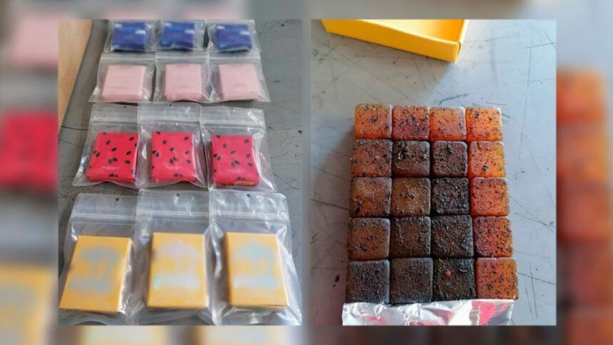 Cargamento de dulces con marihuana interceptado en Aeropuerto de Toluca