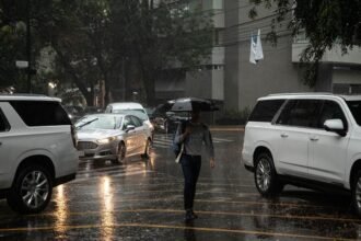 CDMX en alerta amarilla por lluvias fuertes y posible granizo este domingo
