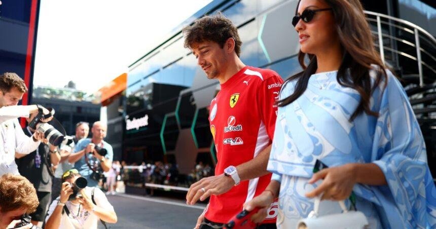 Charles Leclerc y Alexandra Saint Mleux esperan su primer hijo
