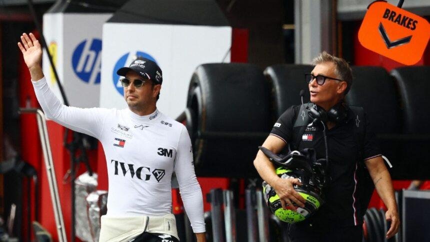Checo Pérez comienza desde la vigésima posición en Bélgica