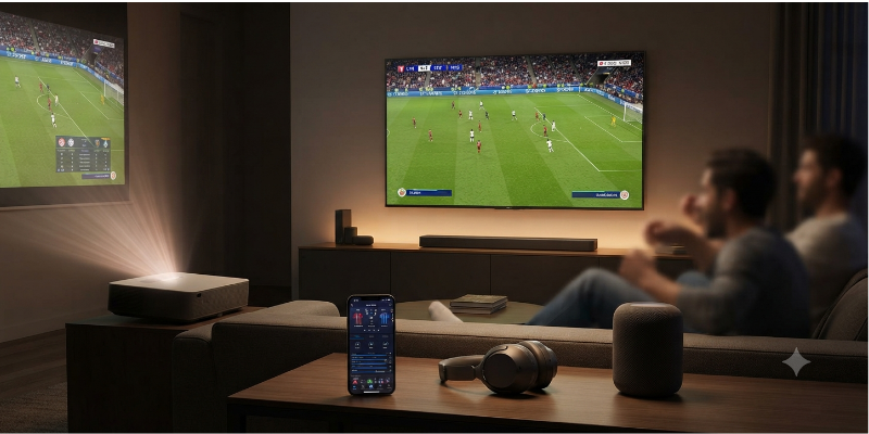 Cinco dispositivos tecnológicos que optimizan la experiencia en la Temporada de Fútbol 2026