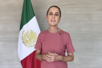 Claudia Sheinbaum destaca colaboración con Estados Unidos en viaje a clausura del mundial