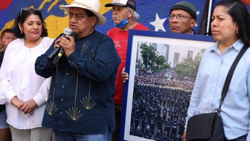 CNTE se concentra frente a la dirección de Recursos Humanos de la SEP en CDMX