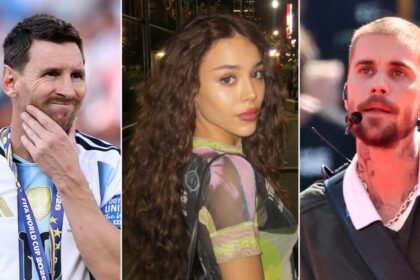 Danna comparte su conexión al ver a Messi y Justin Bieber en la final