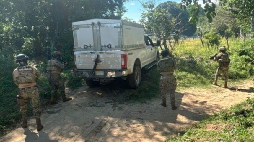 Decomisan más de 800 kilos de cocaína en vehículo abandonado en Chiapas