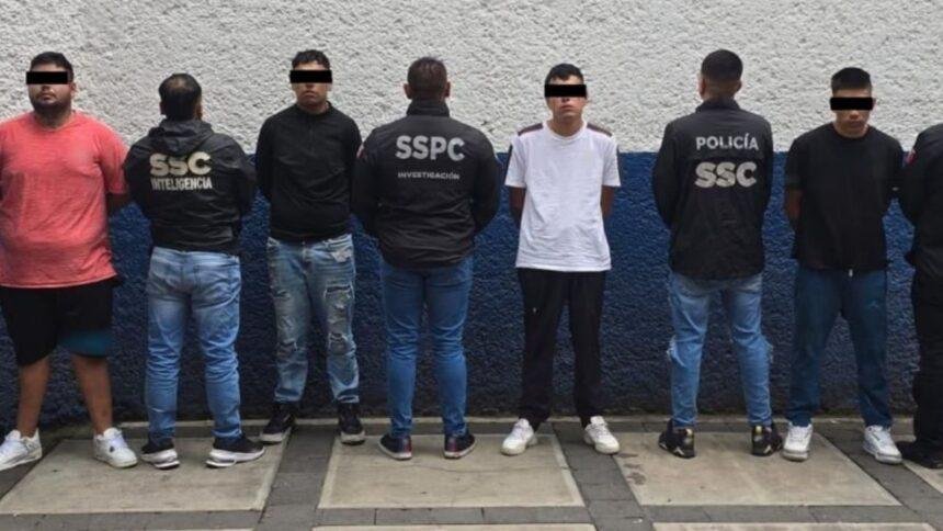 Detienen a presuntos miembros de “Los Malcriados 3AD” por extorsión en CDMX