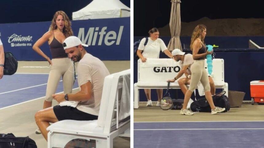 Eiza González destaca en el Abierto de Los Cabos apoyando a Grigor Dimitrov