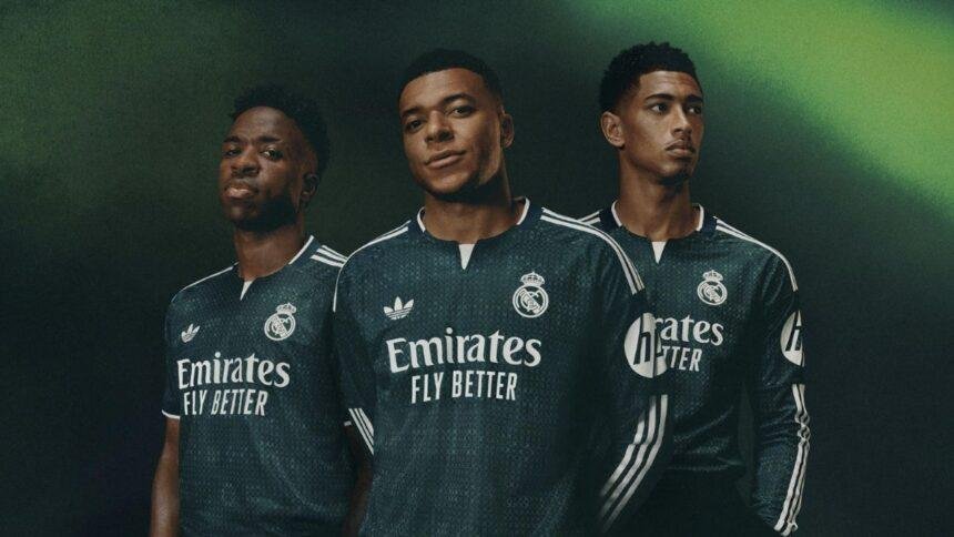 El Real Madrid presenta su segundo uniforme en verde, un regreso histórico