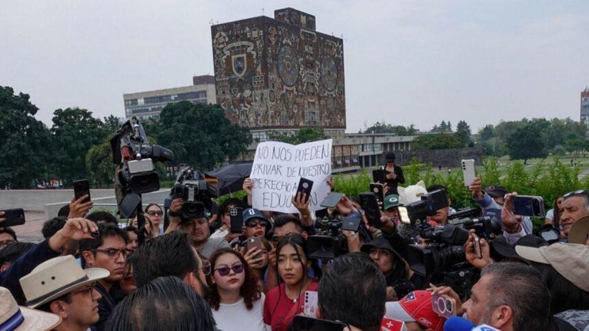 estudiantes admitidos por la unam exigen respeto a resultados tras Estudiantes admitidos por la UNAM exigen respeto a resultados tras supuestas irregularidades
