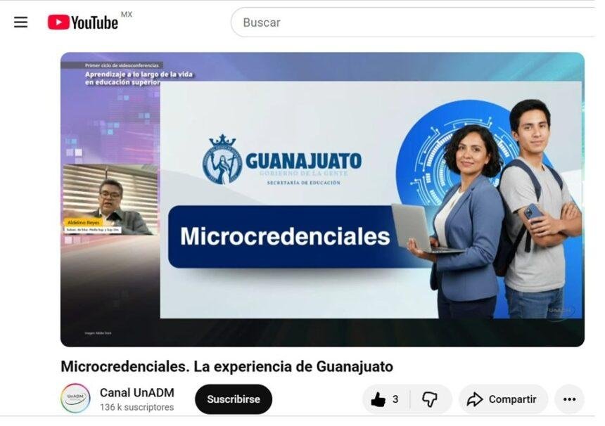Guanajuato presenta modelo innovador de microcredenciales para aprendizaje permanente