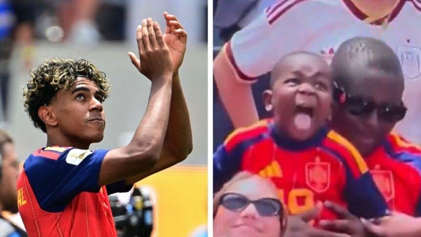 Hermano de Lamine Yamal celebra eufóricamente tras victoria de España en el Mundial