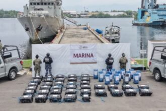 Incautan más de una tonelada de cocaína y 840 litros de combustible en Chiapas