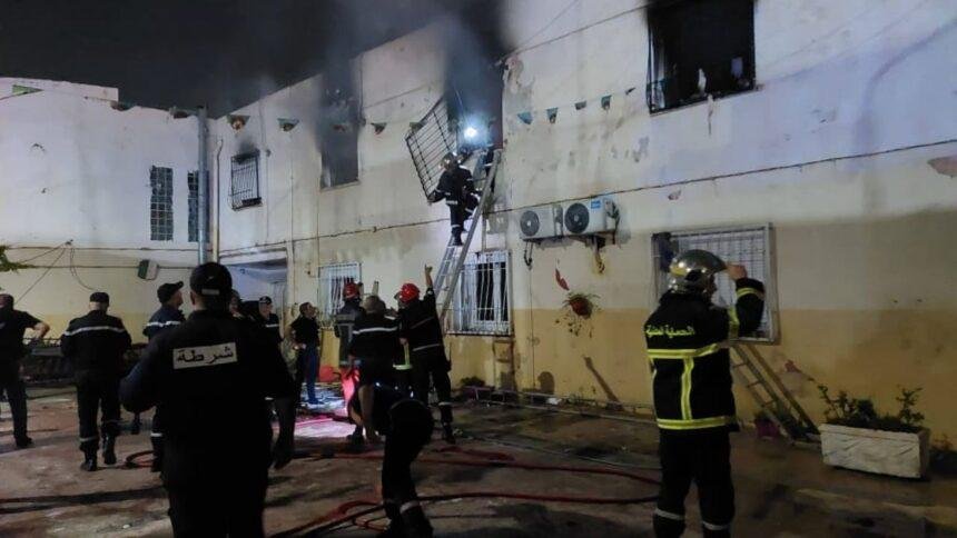 Incendio en fundación para familias de bajos recursos en Argelia causa 11 muertes infantiles y 19 heridos.
