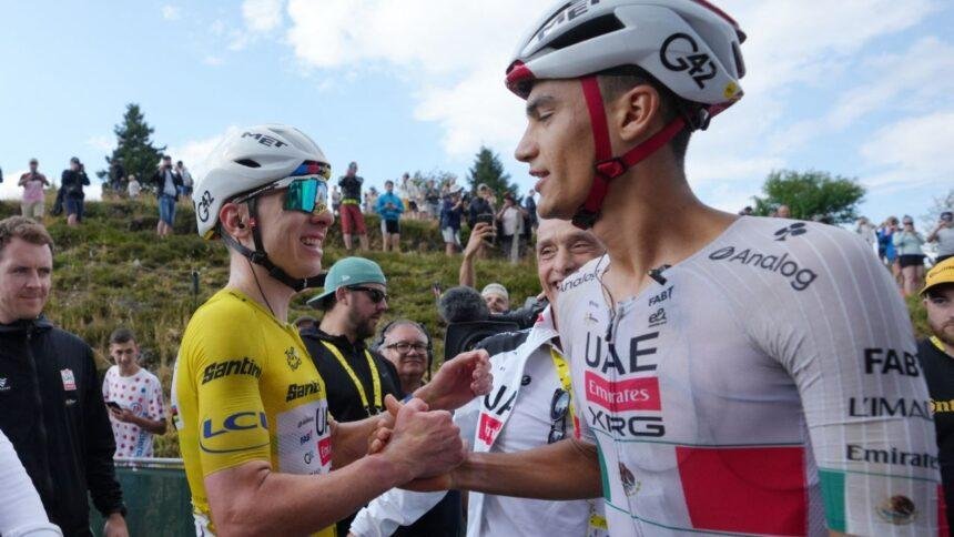 Isaac del Toro segundo en la etapa 14 del Tour de Francia