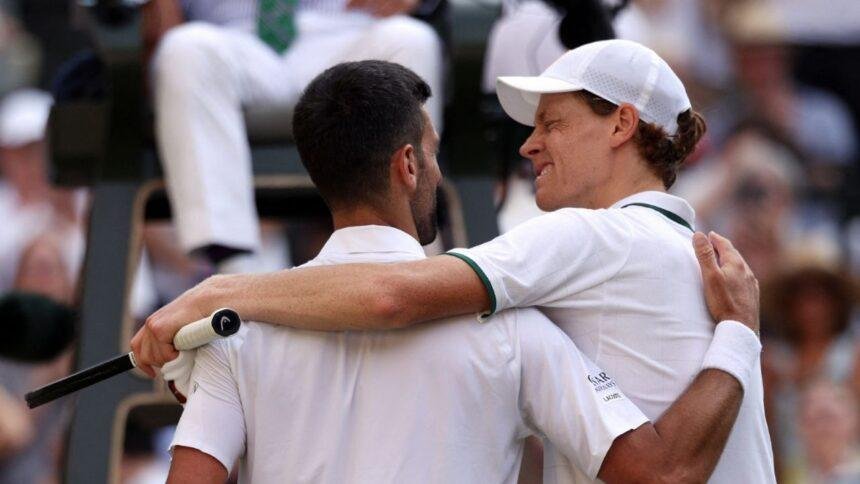 Jannik Sinner supera a Djokovic y se enfrenta a Zverev en la Final de Wimbledon