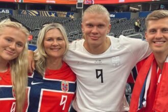 La hermana de Erling Haaland y su impresionante parecido con el goleador