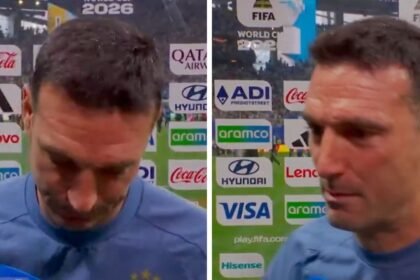 Lionel Scaloni se retira de entrevista tras emotivo triunfo ante Egipto