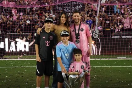 Los tres hijos de Lionel Messi y Antonela Roccuzzo