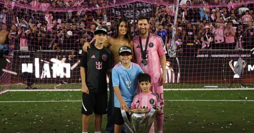 Los tres hijos de Lionel Messi y Antonela Roccuzzo