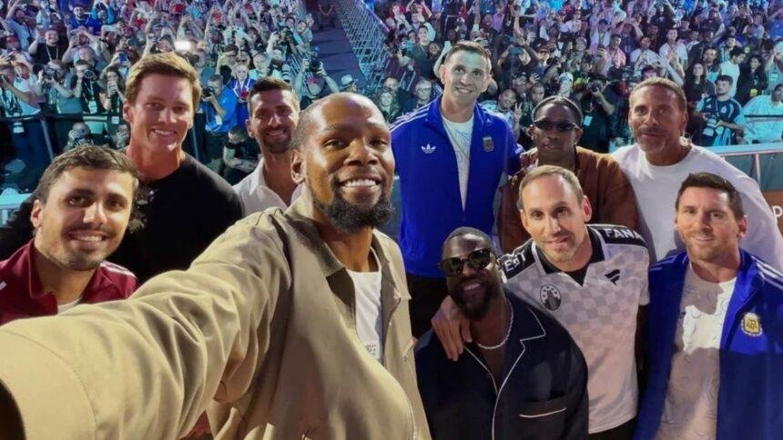 Messi, Djokovic y Brady sorprenden con foto de los GOAT antes de la Final