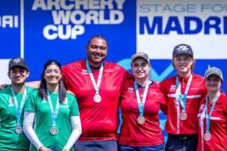 México logra dos medallas de plata en la Copa del Mundo de tiro con arco
