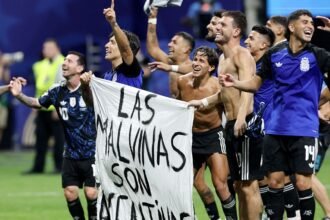 Milei apoya a la selección Argentina y su mensaje sobre Las Malvinas