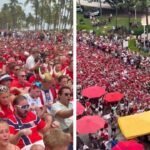 Noruega toma Miami Beach con su singular ‘remo vikingo’ antes del partido vs Inglaterra