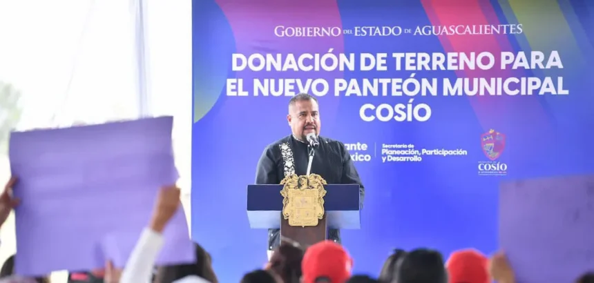 Nuevo Panteón Municipal en Cosío, Aguascalientes para la Comunidad