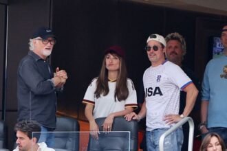 Penélope Cruz, Noel Gallagher y Brad Pitt brillan en España-Bélgica en Los Ángeles